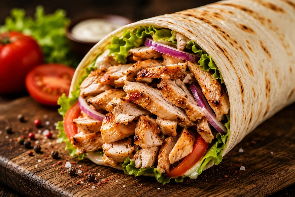 Tavuk döner dürüm